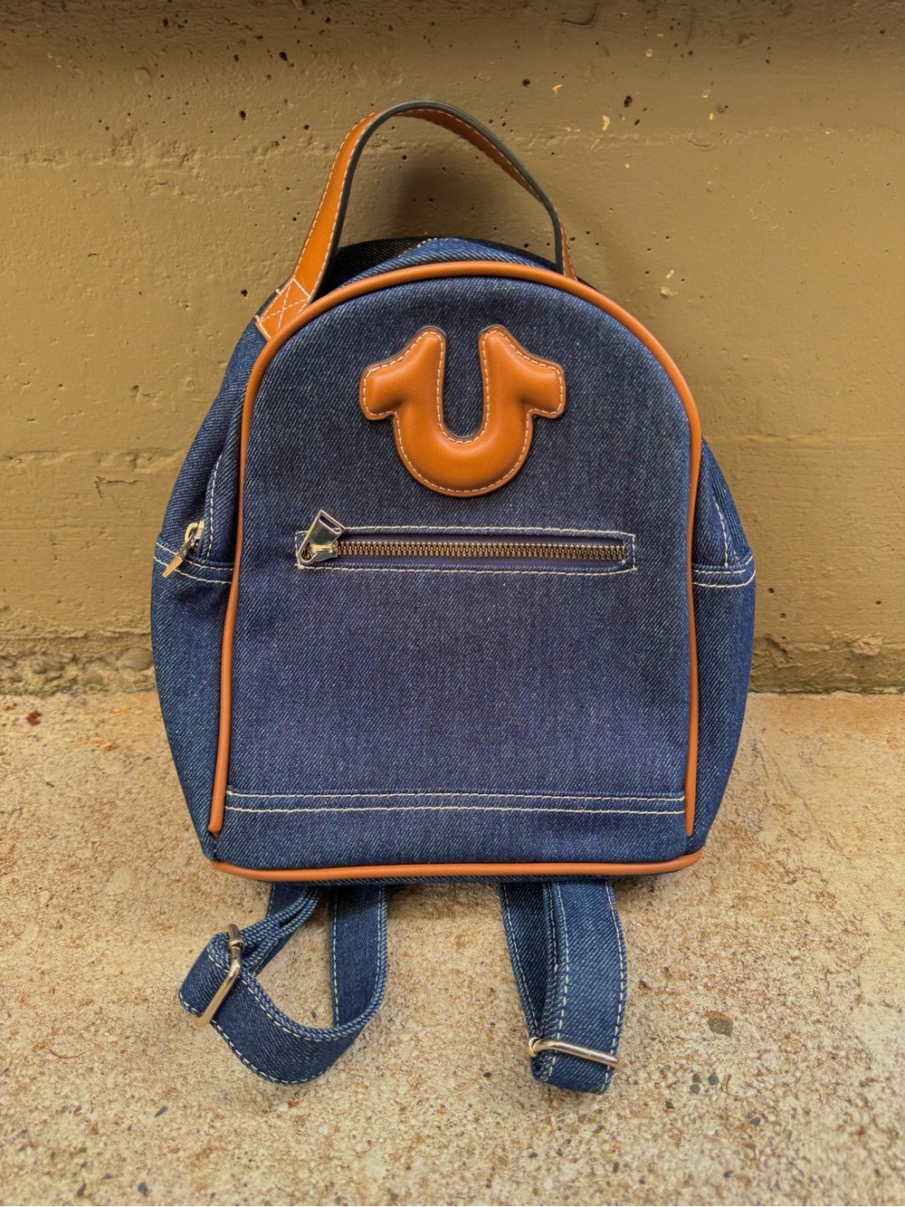 True Religion Denim Mini Backpack